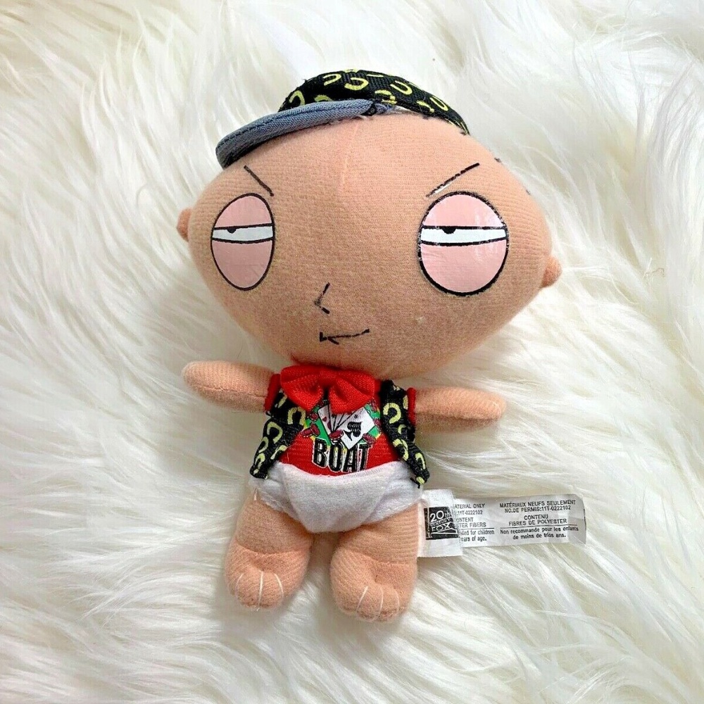 Family Guy Stuart Stuffed Doll Toy Diaper 8 in Tal